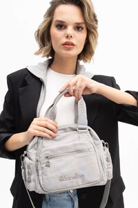 Benetton  Gri Kadın El Çantası BNT1185