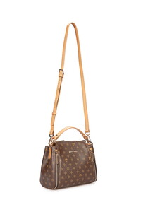  Pierre Cardin Monogram Kahve Kadın El Çantası 05PC25Y10320-MN