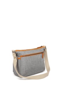  Smart Bags Kırçıllı Gri/Taba Kadın Çapraz Askılı Çanta SMB1238