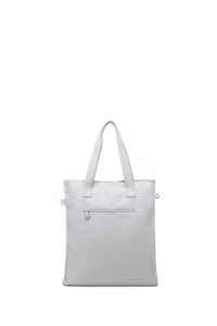 Smart Bags Krinkıl Açık Gri Kumaş Kadın Omuz Çantası SMB3076