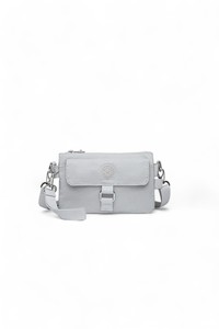 Smart Bags Krinkıl Açık Gri Kumaş Kadın Çapraz Askılı Çanta SMB1147