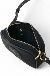  U.S. Polo Assn. Logo Detaylı Siyah Kadın Çapraz Askılı Çanta US25633