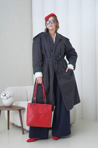  Bilik Deri Logo Detaylı Kırmızı-Rölax Kadın Omuz Çantası BLM 1562