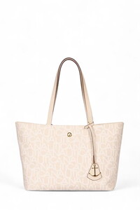 Nautica Monogram Krem Kadın Omuz Çantası CN7222T
