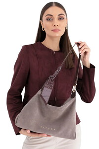 Sisley Nappa Taş-Kahve Kadın Omuz Çantası SLY300