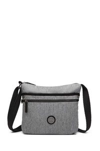  Smart Bags Kırçıllı Gri/Siyah Kadın Çapraz Askılı Çanta SMB3096