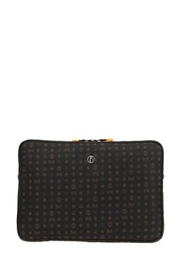 Bilik Deri Monogram Siyah Unisex Laptop & Evrak Çantası LAPTOP-MN 15,6'