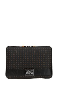  Bilik Deri Monogram Siyah Unisex Laptop & Evrak Çantası LAPTOP-MN 15,6'