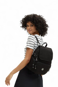  Kipling City Zip S Black Sign Kadın Sırt Çantası KI6749