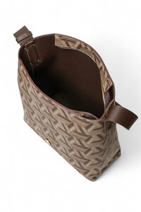  U.S. Polo Assn. Logo Detaylı Kahve Kadın Omuz Çantası US25509