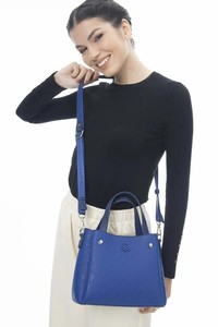  Benetton  Saks Mavi Kadın El Çantası BNT1155