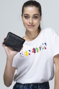  Benetton Soft Line Siyah Kadın Cüzdan BNT649