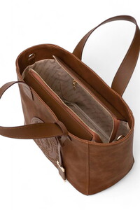  U.S. Polo Assn. Logo Detaylı Taba Kadın El Çantası US25628