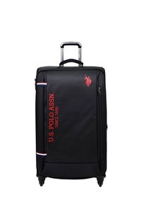 U.S. Polo Assn.  Siyah Kumaş Unisex Orta Boy Valiz PLVLZ8077BO