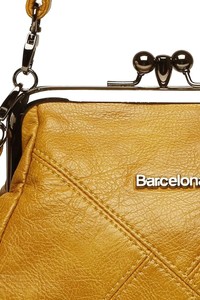  21Kbarcelona  Hardal Kadın Çapraz Askılı Çanta BRC1848