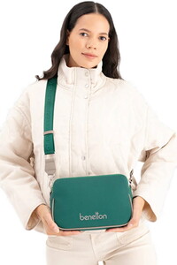 Benetton  Yeşil-Taş Kadın Çapraz Askılı Çanta BNT1666