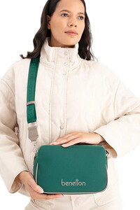  Benetton  Yeşil-Taş Kadın Çapraz Askılı Çanta BNT1666