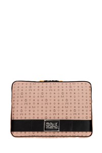  Bilik Deri Monogram Pembe Unisex Laptop & Evrak Çantası LAPTOP-MN 15,6'