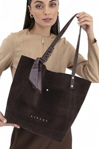 Sisley Nappa Kahve Kadın Omuz Çantası SLY303