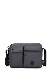 Smart Bags Gumi Koyu Gri Unisex Çapraz Askılı Çanta SMB8658