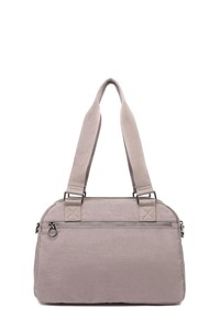  Smart Bags Krinkıl Vizon Metalik Kumaş Kadın Omuz Çantası SMBMT1122