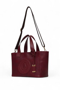  U.S. Polo Assn. Logo Detaylı Bordo Kadın El Çantası US25628