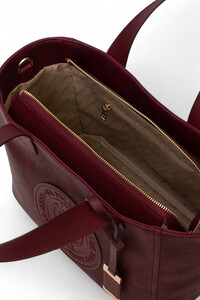  U.S. Polo Assn. Logo Detaylı Bordo Kadın El Çantası US25628