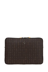  Bilik Deri Monogram Kahve Unisex Laptop & Evrak Çantası LAPTOP-MN 15,6'