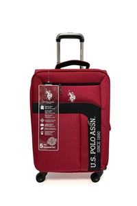 U.S. Polo Assn.  Bordo Kumaş Unisex Orta Boy Valiz PLVLZ21282BO