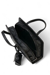  U.S. Polo Assn. Logo Detaylı Siyah Kadın El Çantası US25507