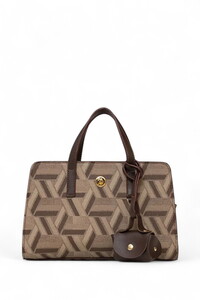  U.S. Polo Assn. Logo Detaylı Kahve Kadın El Çantası US25507