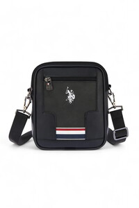 U.S. Polo Assn. Logo Detaylı Siyah Erkek Postacı Çantası PLCPR25046