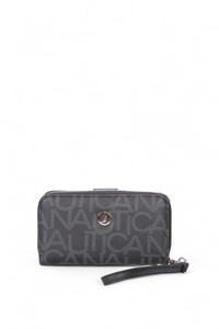 Nautica Monogram Siyah Kadın Portföy & Clutch Çanta C7300T