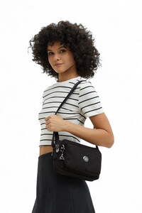  Kipling Abanu M Black Sign Kadın Çapraz Askılı Çanta KI6575