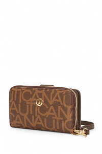  Nautica Monogram Kahve Kadın Portföy & Clutch Çanta C7300T