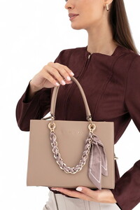  Sisley Logo Detaylı Taş Kadın El Çantası SLY286