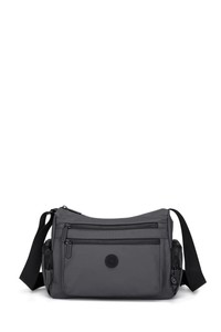 Smart Bags Gumi Koyu Gri Kadın Çapraz Askılı Çanta SMB8656