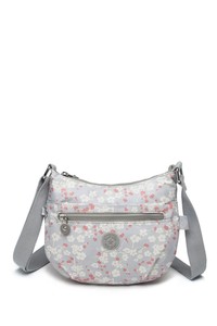 Smart Bags Krinkıl Gri Çiçekli Kadın Çapraz Askılı Çanta SMB3169