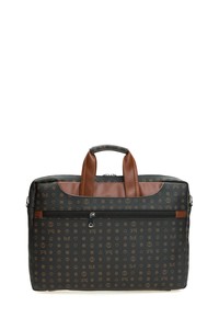  Bilik Deri Monogram Siyah/Taba Unisex Laptop & Evrak Çantası BRIEFCASE-MN