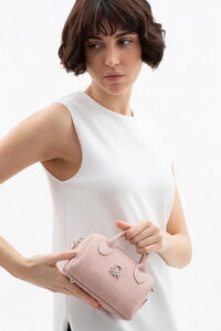  Benetton Monogram Pudra Kadın Çapraz Askılı Çanta BNT1591