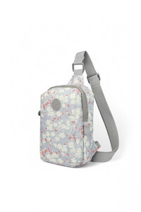  Smart Bags Krinkıl Gri Çiçekli Kadın Body Bag SMB3105
