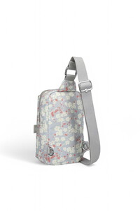  Smart Bags Krinkıl Gri Çiçekli Kadın Body Bag SMB3105