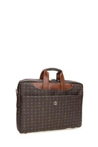  Bilik Deri Monogram Kahve/Taba Unisex Laptop & Evrak Çantası BRIEFCASE-MN