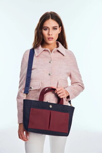 U.S. Polo Assn.  Lacivert/Bordo Kadın Omuz Çantası US24712