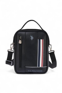 U.S. Polo Assn. Logo Detaylı Siyah Erkek Postacı Çantası PLCPR25039