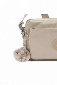  Kipling Abanu M Sign Beige Emb Kadın Çapraz Askılı Çanta KI6831