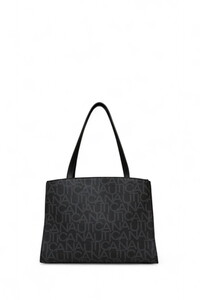  Nautica Monogram Siyah Kadın Omuz Çantası CN7220T