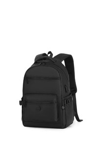  Smart Bags Gumi Siyah Unisex Sırt Çantası SMB8661