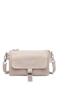 Smart Bags Krinkıl Bej Kumaş Kadın Çapraz Askılı Çanta SMB1147