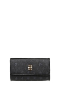 Pierre Cardin  Siyah Monogram Kadın Portföy & Clutch Çanta 06PC22K600-MN